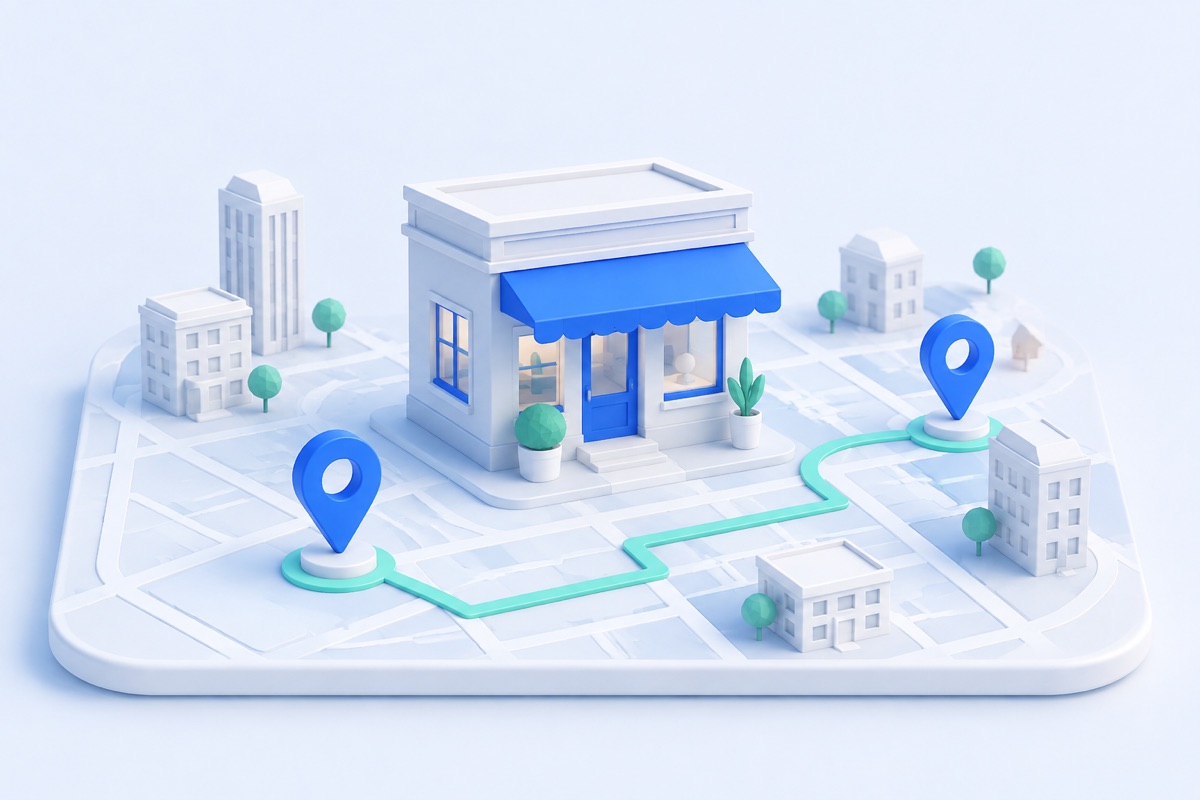 小程序连接线上服务与线下经营场景示意图